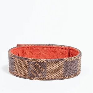 Authentic Louis Vuitton Damier Ebene Landmark bracelet